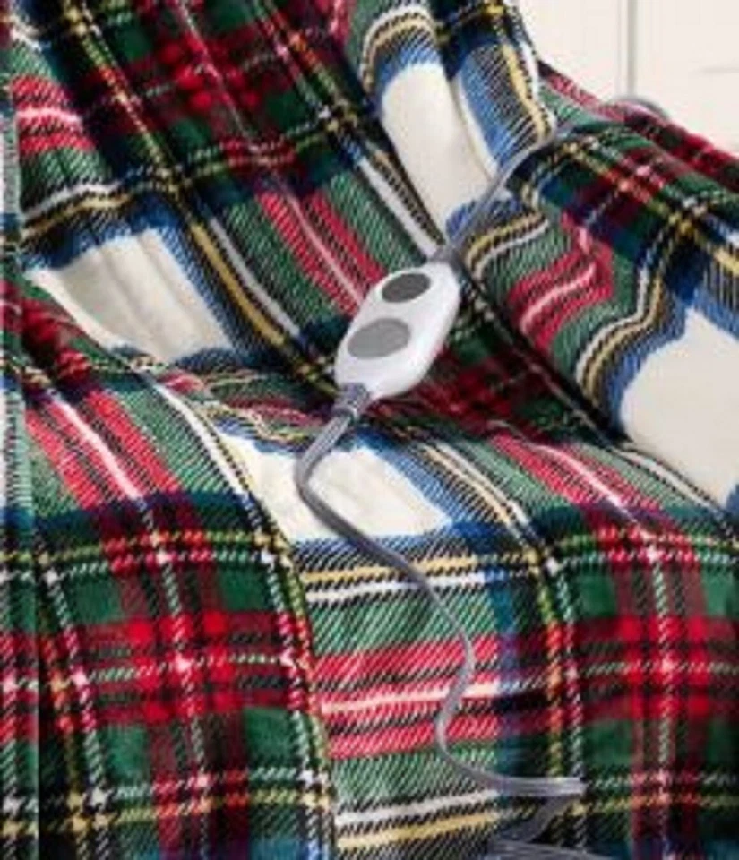 Lance aquecido Kringle Express, impresso, pelúcia e sherpa, 50x70 H474478 - Imagem 2 de 2