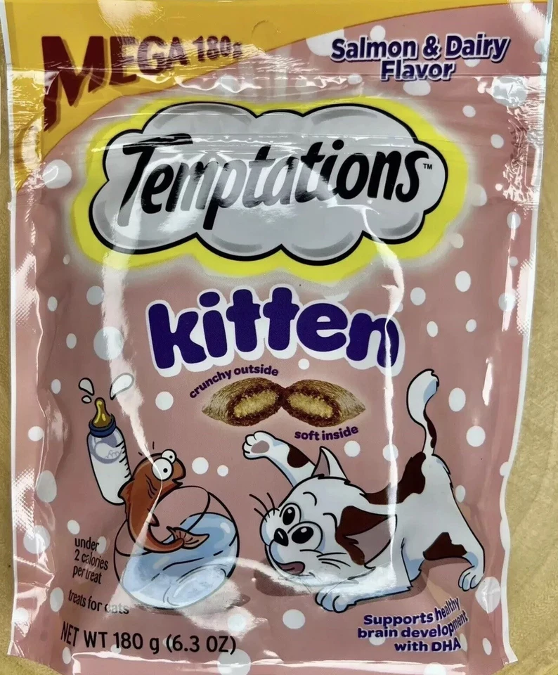 Mega bolsa de golosinas para gatos TEMPTATIONS que a todos los gatos les encanta:) ¡Envío gratuito! ¡NUEVO CON ETIQUETAS! Foto 2 de 4