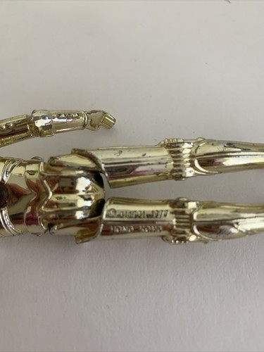 Star Wars Vintage C-3PO (movable Limbs) Action Figure 1977 Fair Condition - Picture 7 of 10