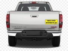 Vehicle Speed Monitored GPS Safety OSHA Yellow Decal Sticker 3.25" x 8.0" p186