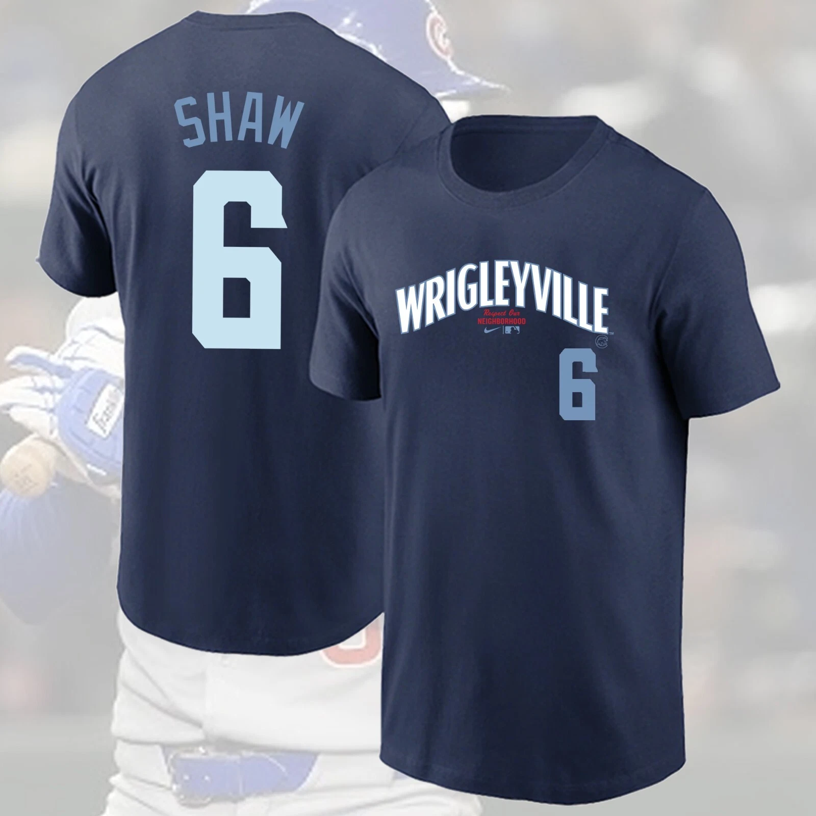 Matt Shaw #6 Chicago Baseball 2025 Player Name & Number FAST Ship