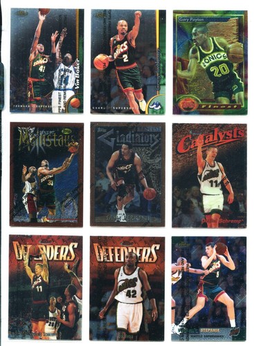 Exquisite Sikma Auto, Durant, Payton, Kemp, Ridnour Rookies Sonics Team Lot C - Picture 13 of 24