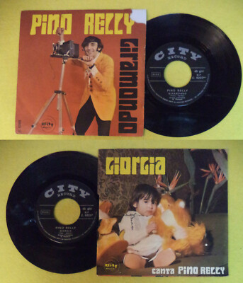 LP 45 7'' PINO RELLY Giramondo Giorgia 1970 italy CITY C.6223 no cd mc dvd (QI3)