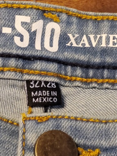 NWT UNDER 5'10 XAVIER LIGHT BLUE WASH MEN'S SIZE 32/28 - Picture 3 of 11
