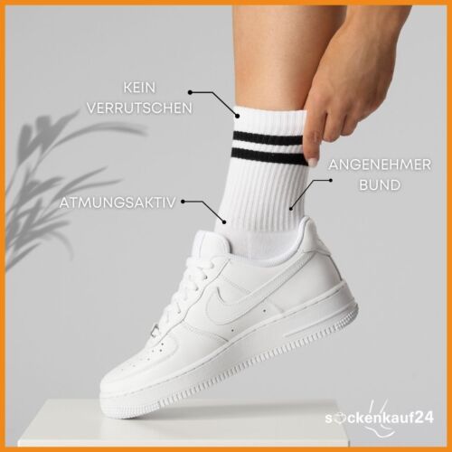 Skarpety tenisowe premium retro skarpetki sportowe męskie damskie skarpetki (6 | 12 | 24 pary) - Zdjęcie 4 z 28