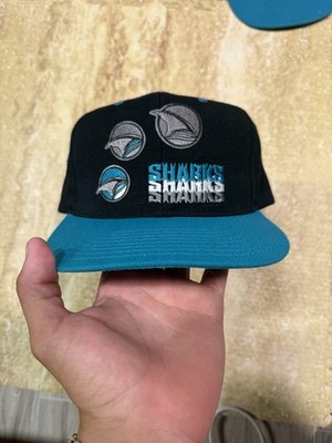 Vintage San Jose Sharks Pro Player Snapback NHL Hat Cap Hockey RARE Wool READ