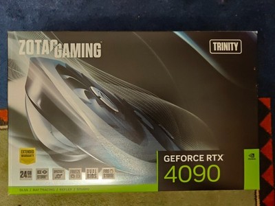 ZOTAC GeForce RTX 4090 Trinity   Original Box, Cooler & Accessories (NO PCB)