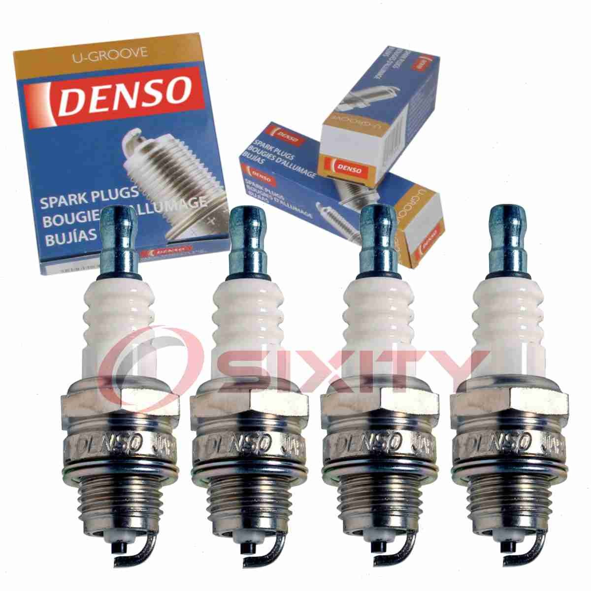 4 pc DENSO 6023 Standard U-Groove Spark Plugs for W20MP-U 94199 6759 6726 ll