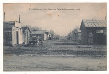 Old postcard 55 - pewter: fairground - provisional city in 1924 (meuse) written - condition