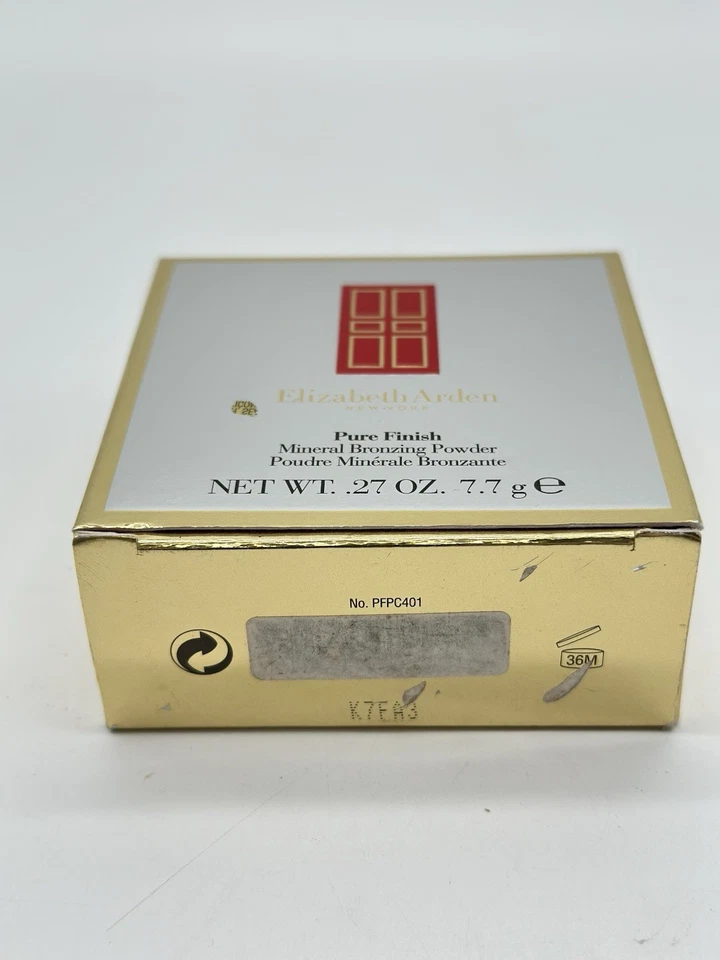 Elizabeth Arden Pure Finish минеральный бронзирующий порошок - средний 01 - 0,27 унц новый - Изображение 4 из 4