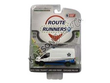 Greenlight Ford Transit Van Lwb High Roof Chicago Police 2019 1:64 53050B