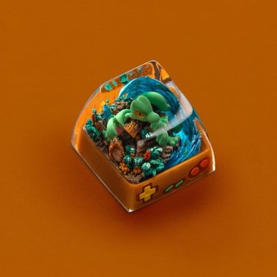 S-Craft Treecko Torchic Mudkip Pokémon Artisan Keycaps