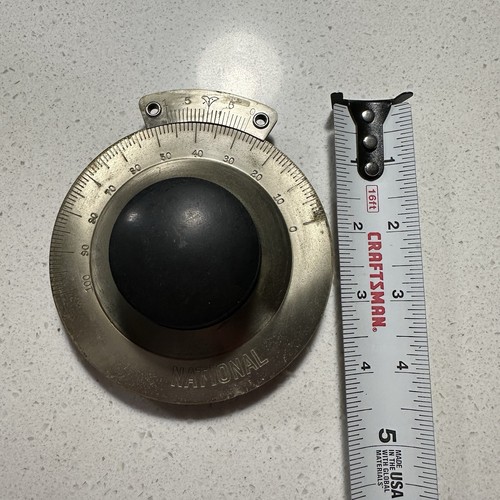 National Large Tuning Knob Electronics Vintage Ham Radio - Zdjęcie 3 z 3