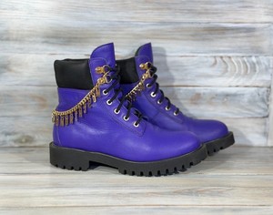 25cm H&Moschino パープル ブーツ