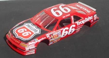 DECALED #66 PHILLIPS 66 TROPARTIC D. TRICKLE NASCAR PONTIAC STOCK CAR BODY 1/24