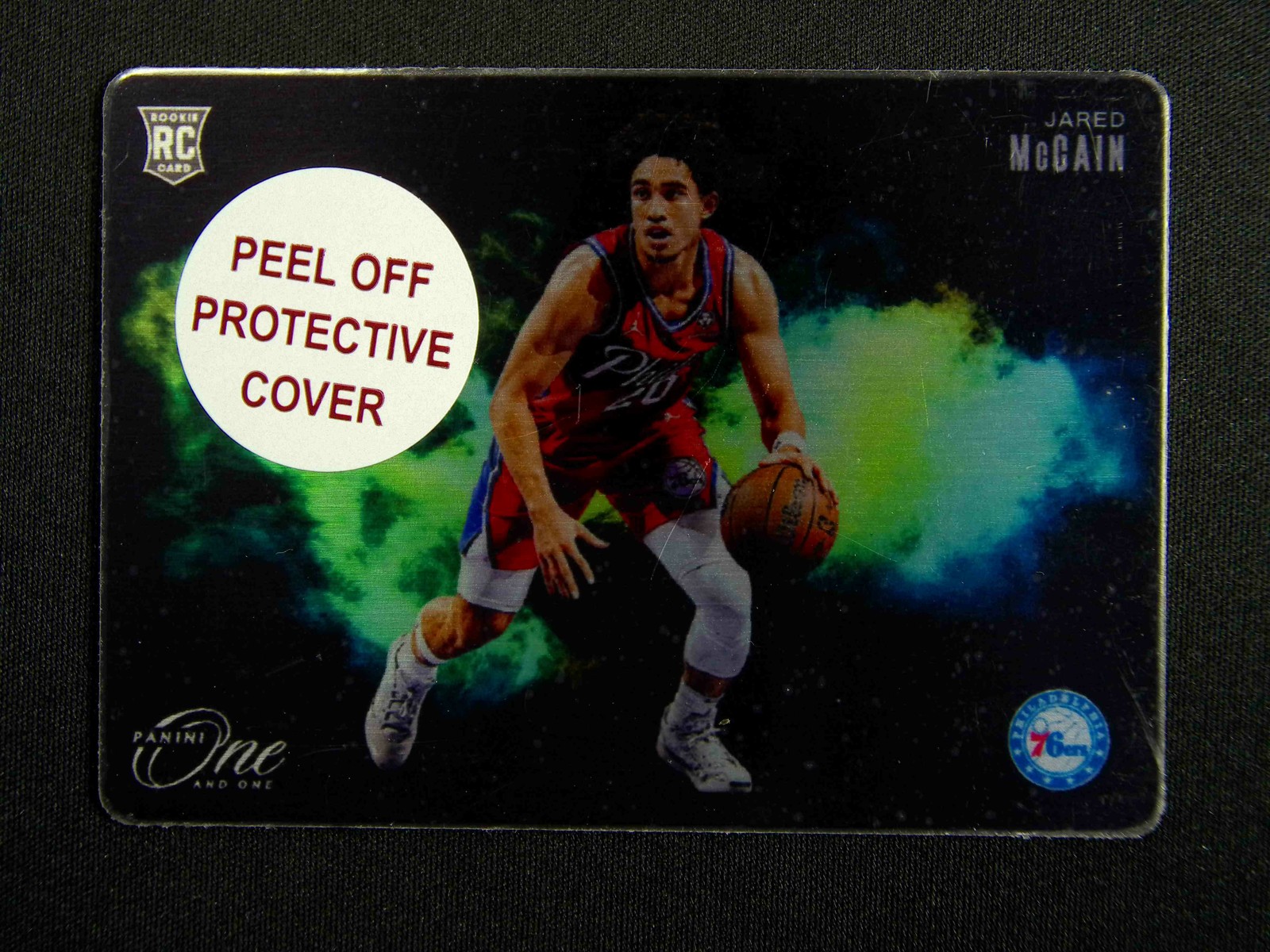 2024-25 Panini One And One Jared McCain #5 Rookie Black Color Blast Case Hit SSP