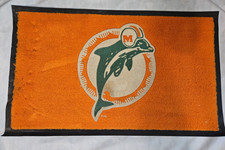 90s Miami Dolphins Doormat Vintage NFL Team Logo Entrance Mat 18x30