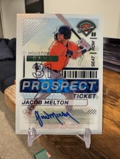 Panini Prospect Edition Jacob Melton Optic Prospect Ticket RC Auto
