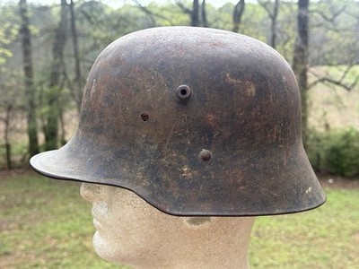 WWI German Austro Hungarian Stahlhelm Helmet Shell (RARE SIZE 68)