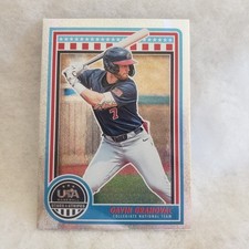 2025 Panini USA Baseball Stars & Stripes Gavin Grahovac Opening Day Parallel RC 