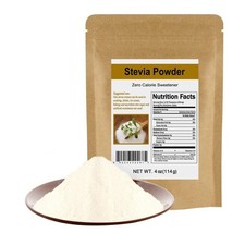 Stevia Powder Extract Natural Sweetener Zero 4 Ounce Pack of 1