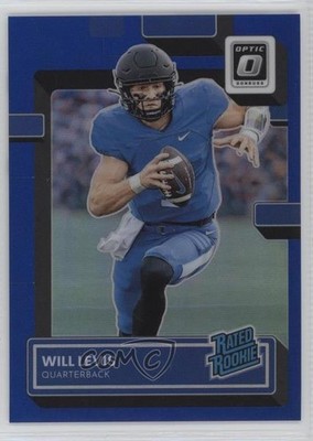 2023 Panini Chronicles Draft Picks Blue Prizm 47/99 Will Levis #4 RC v9t