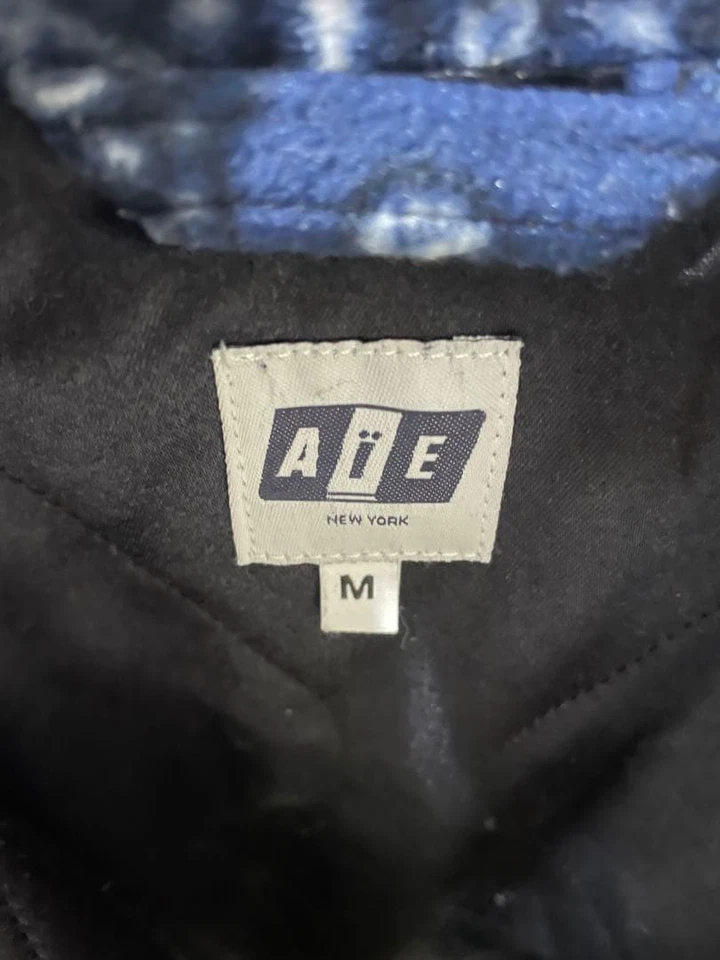 A E бандана узор флисовая куртка размер M Aie - Изображение 3 из 4