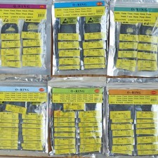 6 Sizes Watch Gasket Set Waterproof Rubber Ring O-Ring for Watch Bezel/Case Back