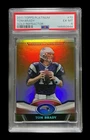 2011 topps platinum #70 tom brady; gold SP refractor PSA 6