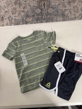 Boys Shirt Size 4 And Shorts 4-5 Garanimals, Reebok,