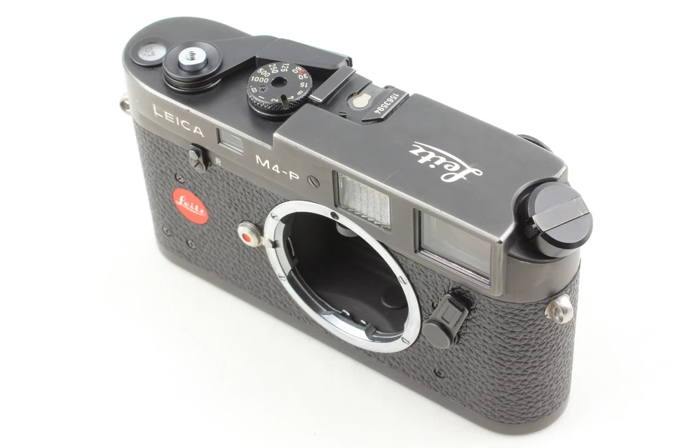 Cámara fotográfica telémetro negra Leica Leitz M4-P CLA'd 2025 [casi como nueva] de JAPÓN Foto 3 de 4