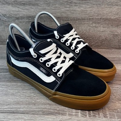 Vans Skate Chukka Low Sidestripe Gum Skate Shoes Mens 8 Sneakers Black Gum NEW