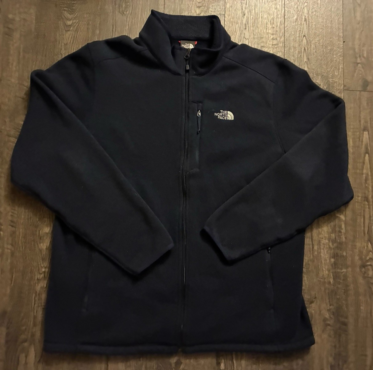 The North Face Fleece Jacket Men’s XL Navy Blue Full Zip