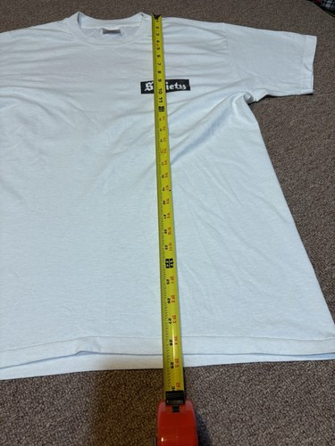 Camiseta gráfica blanca vintage 1993 Society Where To Grow puntada única - Imagen 5 de 11