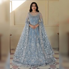 Designer Collection Pakistani Indian Long Maxi Wedding Dress