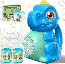 Dinosaur Bubble Machine for Kids - T-Rex Design, 8000 Bubbles/Min, Portable Fun