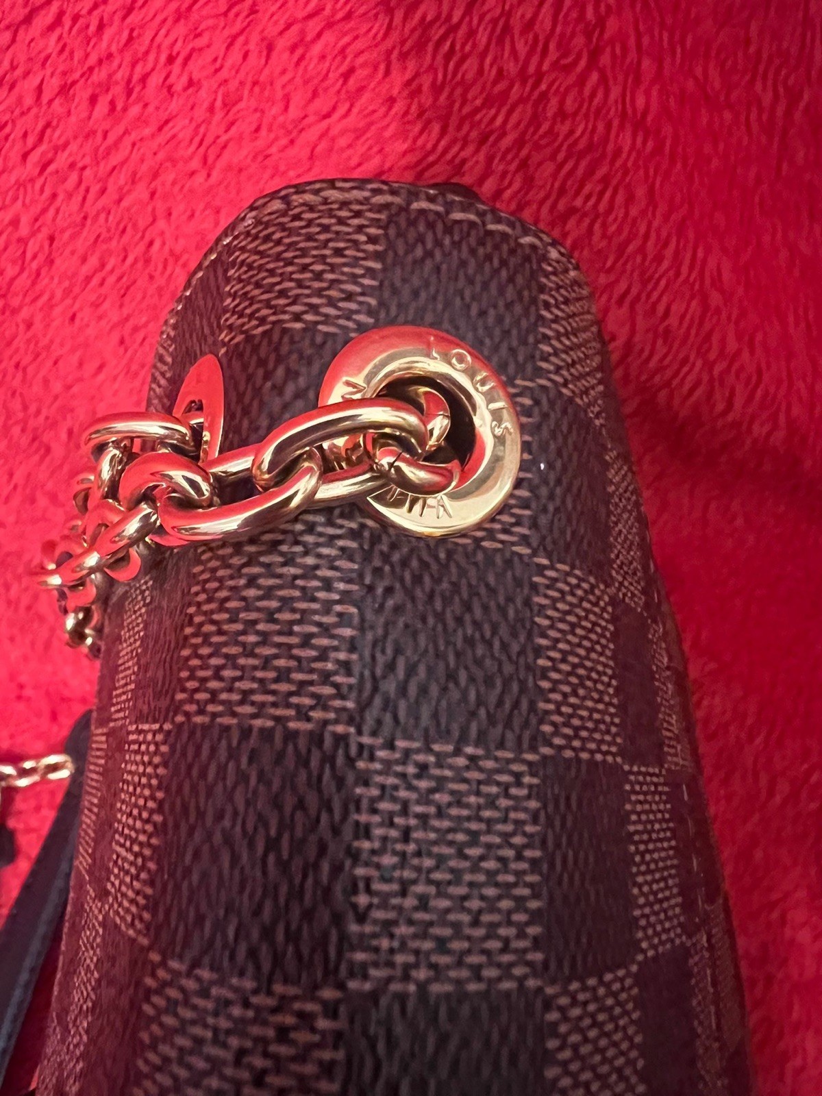 Louis Vuitton Vavin Shoulder Bag PM Damier Ebene Canvas with receipts image 7