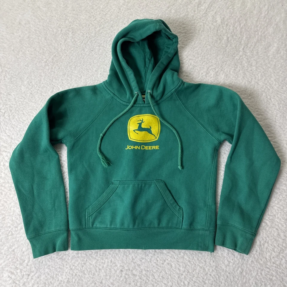 Sudadera con Capucha John Deere Jóvenes Niños Grande Verde De Colección Foto 2 de 4
