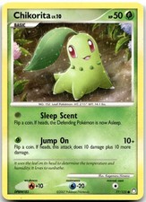 Chikorita 77/123 Common Mysterious Treasures Pokemon Moderately Played on eBay
