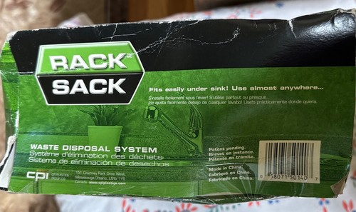 Rack Sack 3-5 Gallon Kitchen Waste Disposal Rack Under Sink New - Picture 2 of 6