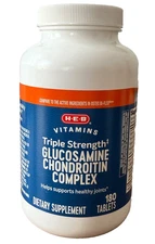 H E B Vitamins Glucosamine Chondroitin Complex 180 Tablets