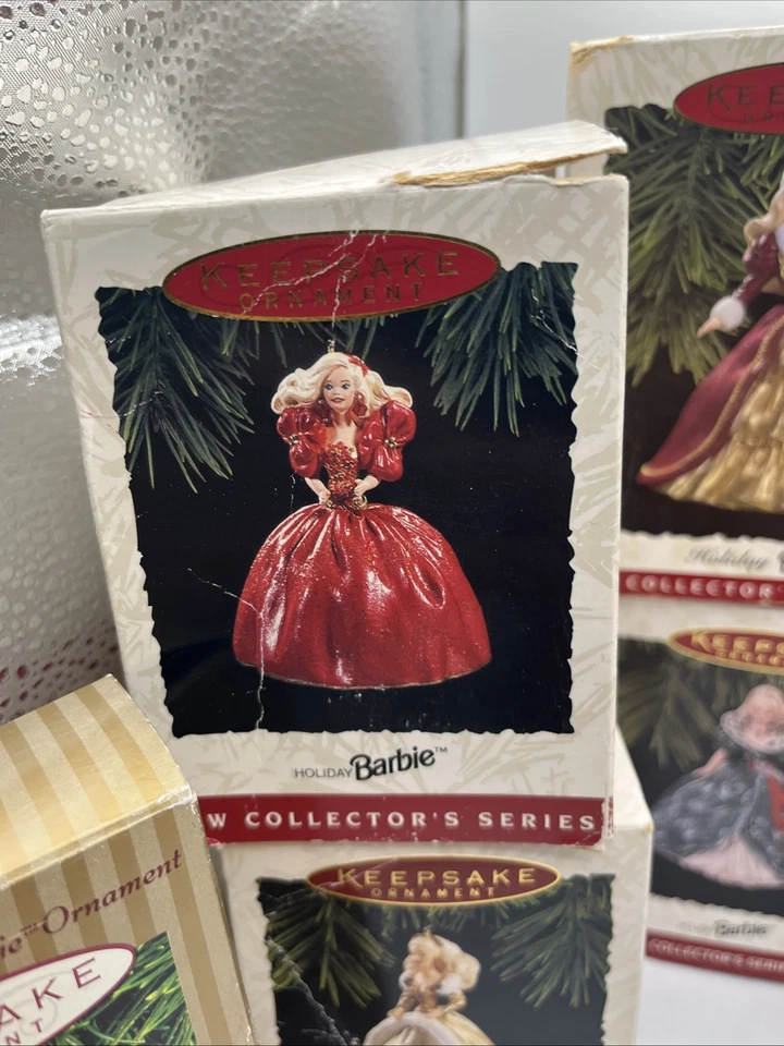 Lot of 11 Hallmark Keepsake Barbie Ornaments Miscellaneous Types & Dates - Image 4 of 4