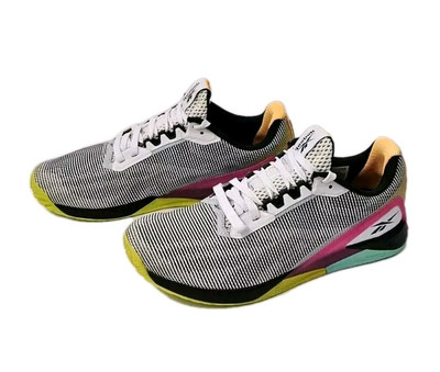 Reebok Nano X1 Grit H02864 Men White Core Black Pink Size 8