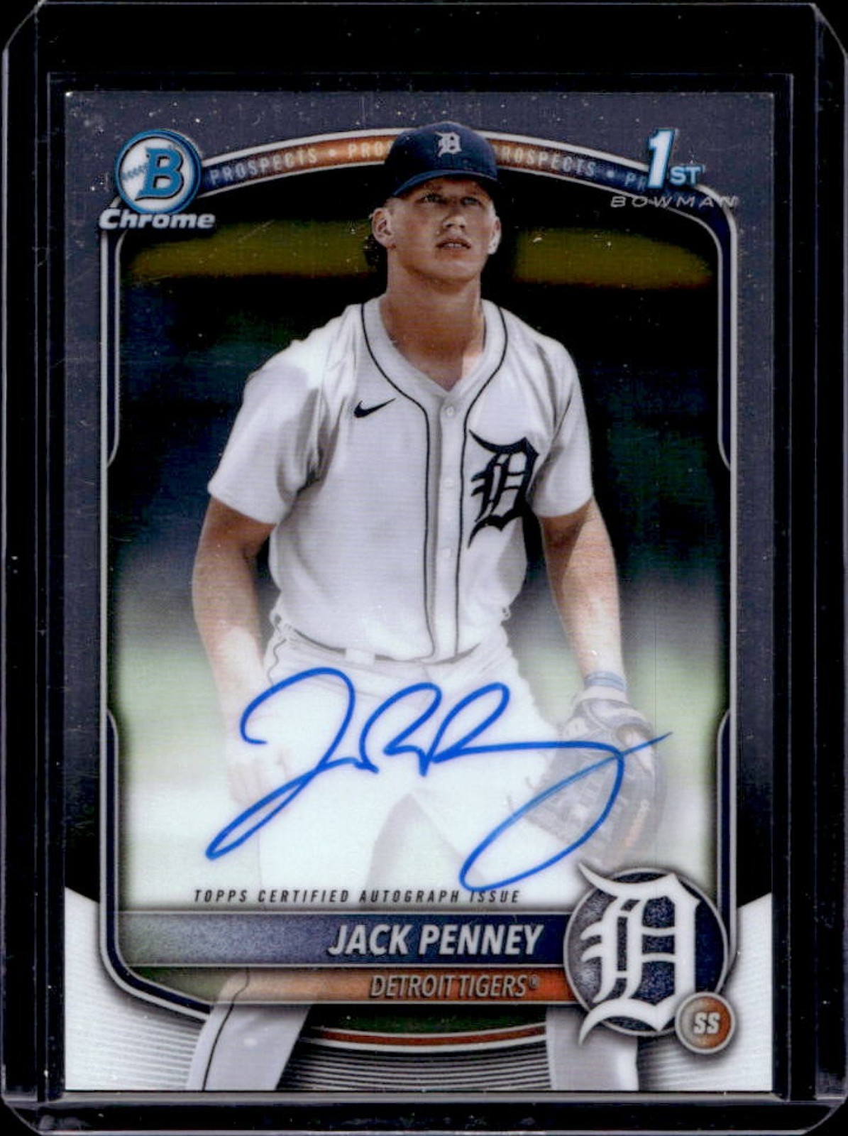 2025 Bowman Jack Penney Chrome Auto 1st #CPA-JPY Tigers