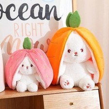 Creative Funny Doll Carrot Rabbit Plush Toy Stuffed Soft Bunny 18-35cm