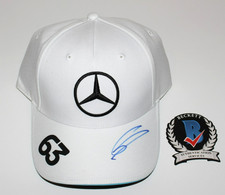 GEORGE RUSSELL SIGNED MERCEDES AMG PETRONAS #63 SIGNATURE F1 HAT BAS BECKETT COA