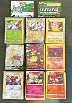 Pokémon Card Lot 100+ | WOTC 1999 2025, V/EX, Holo Rares NM/LP   1/10 Free Pack!