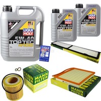 Inspektionspaket 7L Liqui Moly Top Tec 4100 5W-40 FüR BMW 3Er Cabriolet E93