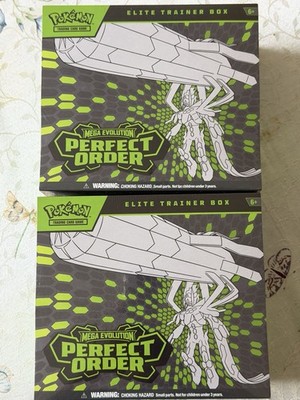 Lot of Qty 2 - Pokemon ME03 Perfect Order ETB Elite Trainer Box - Sealed 