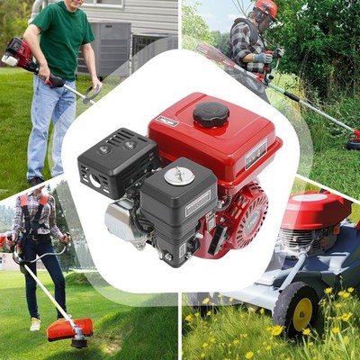 7.5HP 4-Stroke Gasoline Engine 210cc OHV Horizontal Shaft for Pump Generator